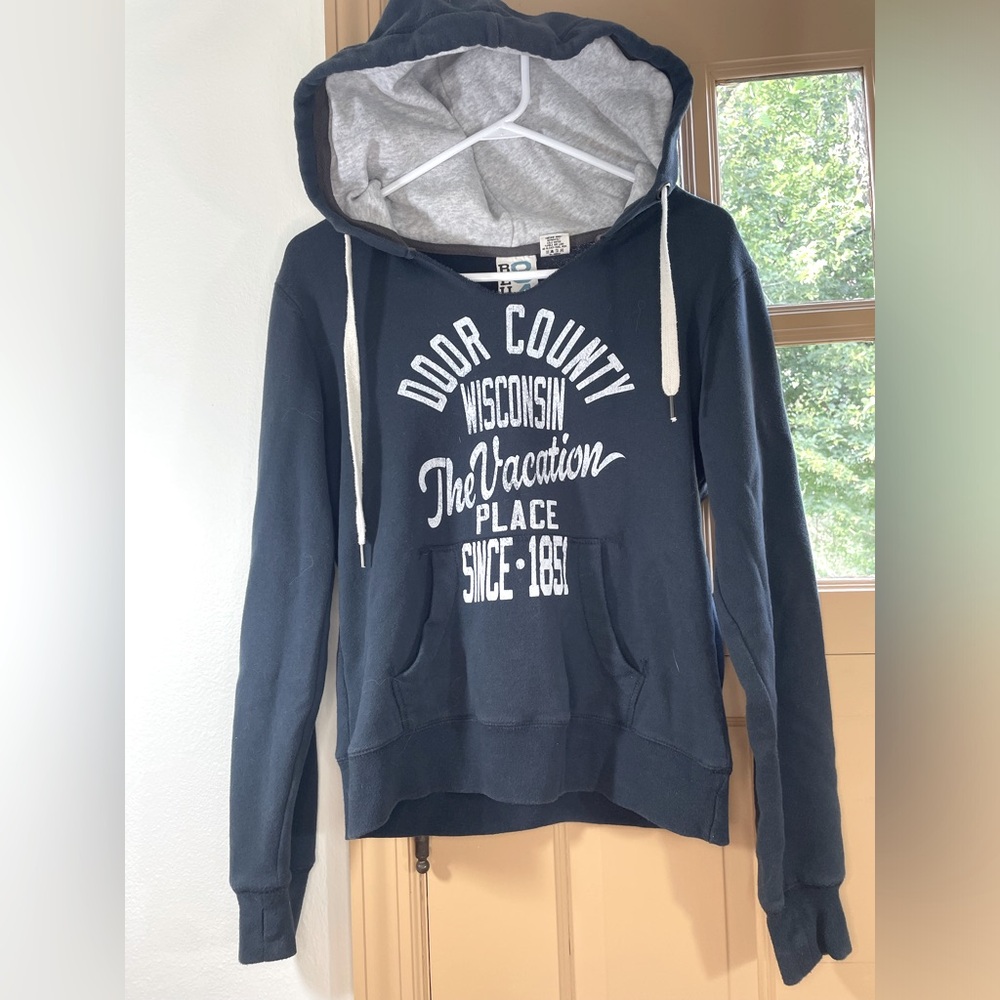 Door County Navy Blue Hoodie
